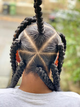 Load image into Gallery viewer, Large/ Jumbo Knotless Braids
